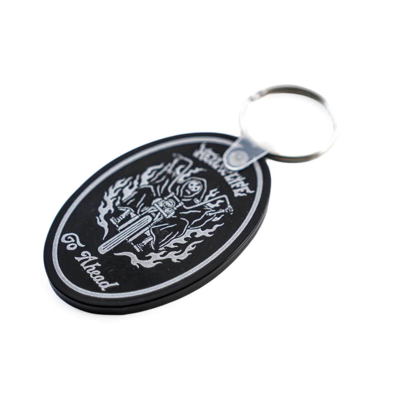 OVAL RUBBER KEYHOLDER