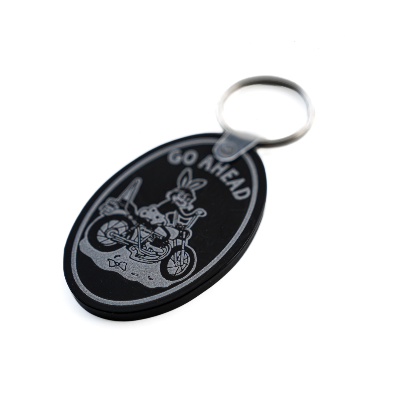 OVAL RUBBER KEYHOLDER