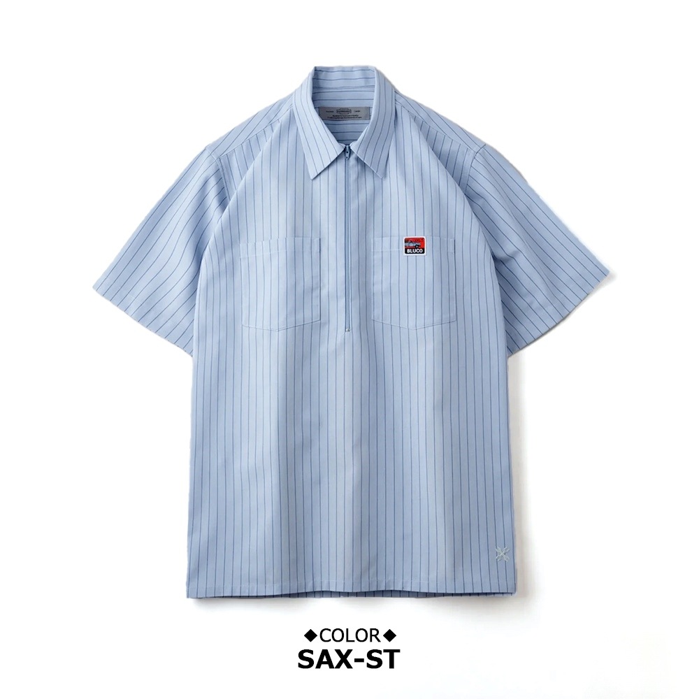 PULLOVER WORK SHIRT S/S | BRAND,BLUCO | ACOLLECT ONLINE STORE