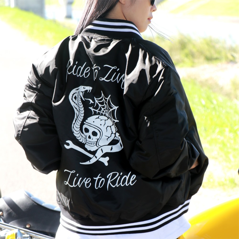 SKULL&COBRA STADIUM JACKET [GOAHEAD/ゴーアヘッド]