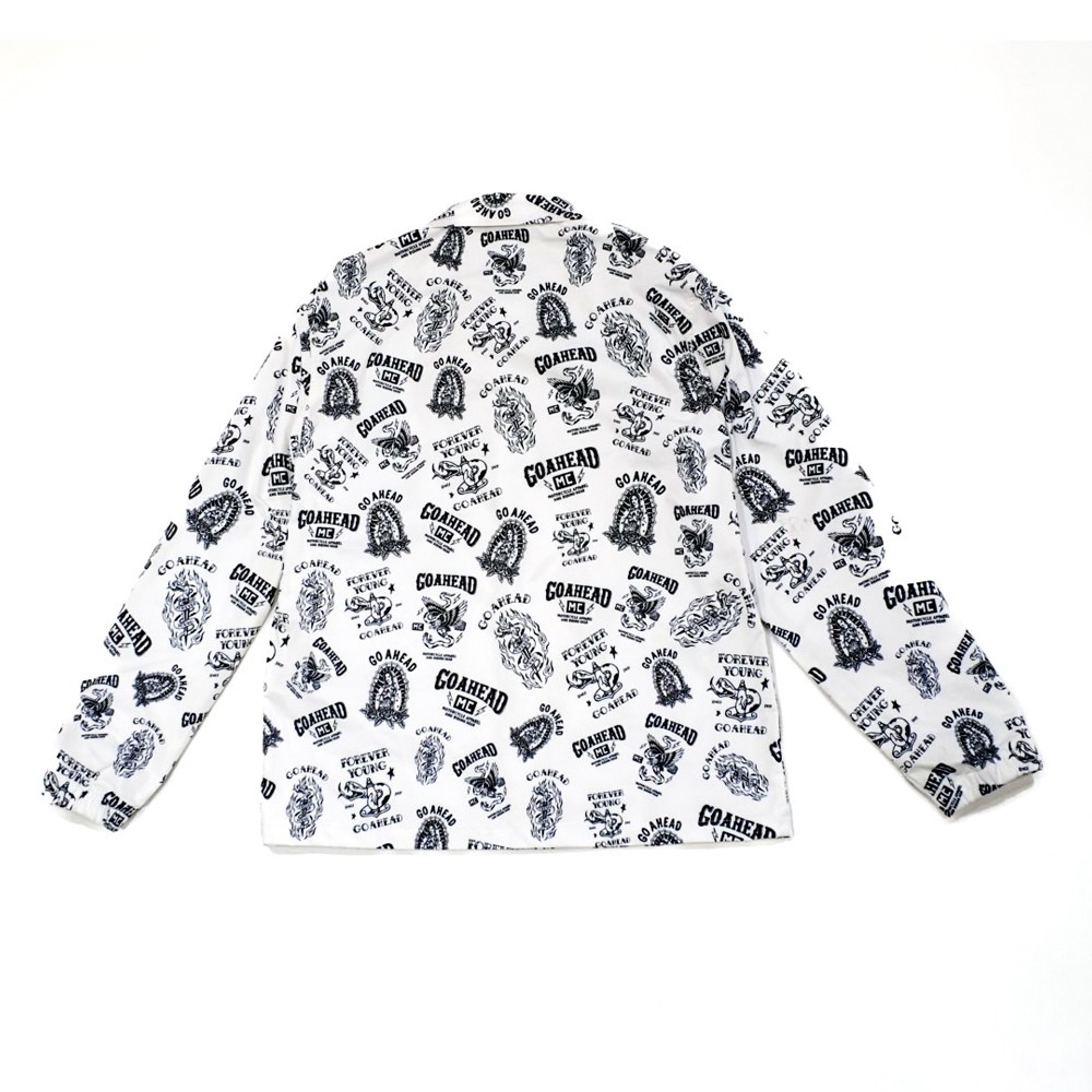 GOAHEAD PATTERNED ALL OVER COACH JACKET