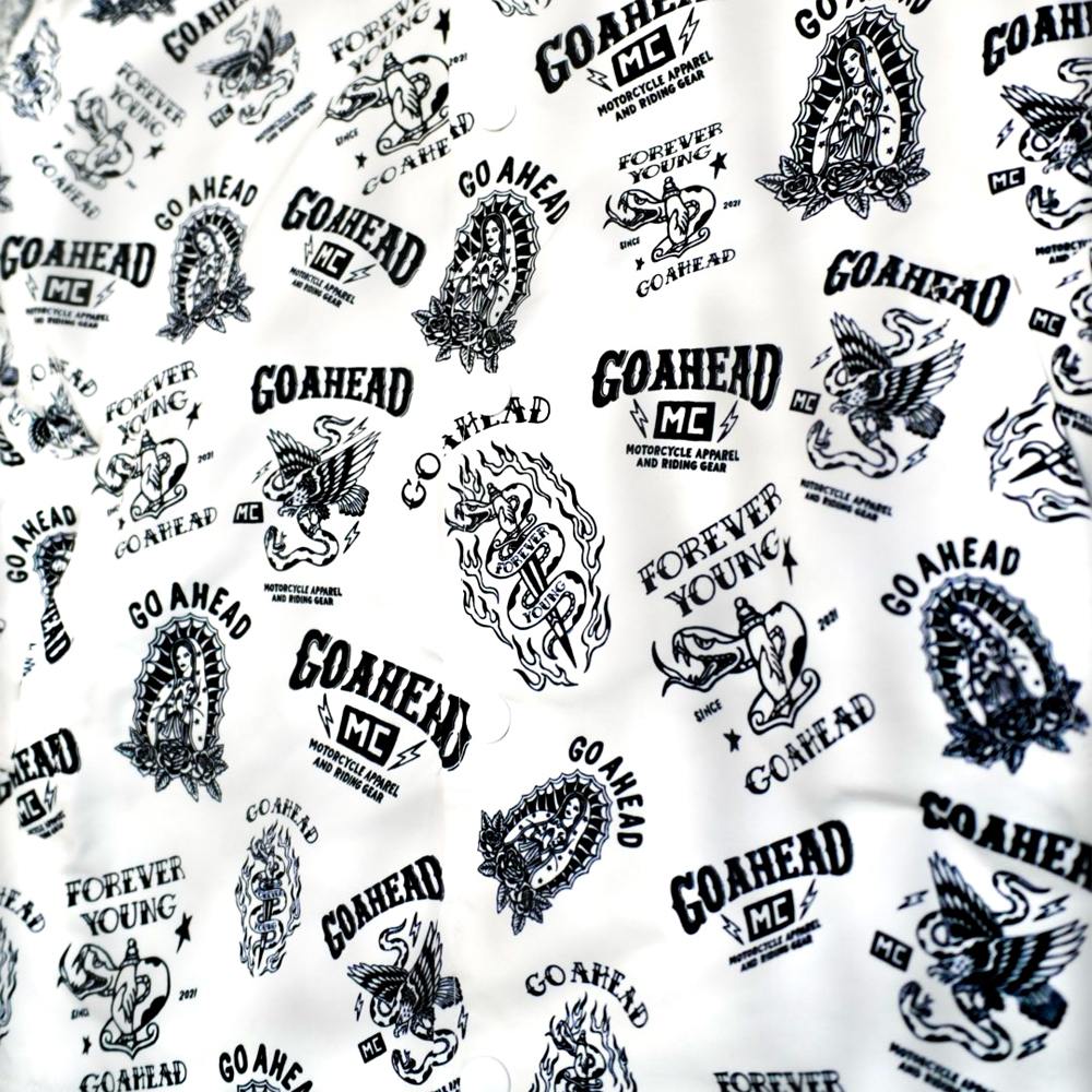 GOAHEAD PATTERNED ALL OVER COACH JACKET