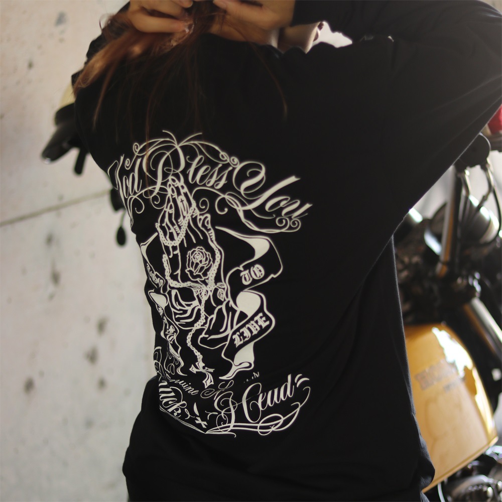 GOD BLESS YOU L/S TEE [BLACK HEAD/ブラックヘッド]