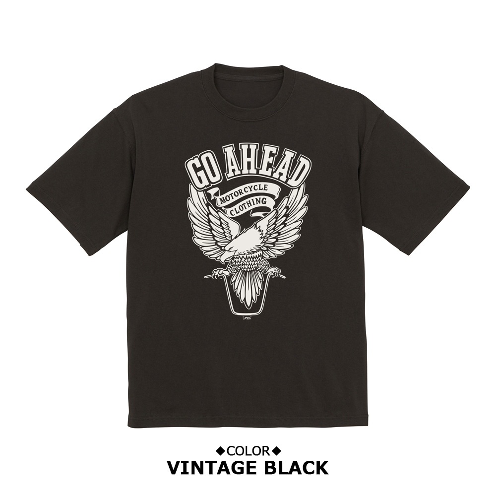 VINTAGE EAGLE BIG SILHOUETTE S/S TEE - CRACK PRINT - (新色追加)