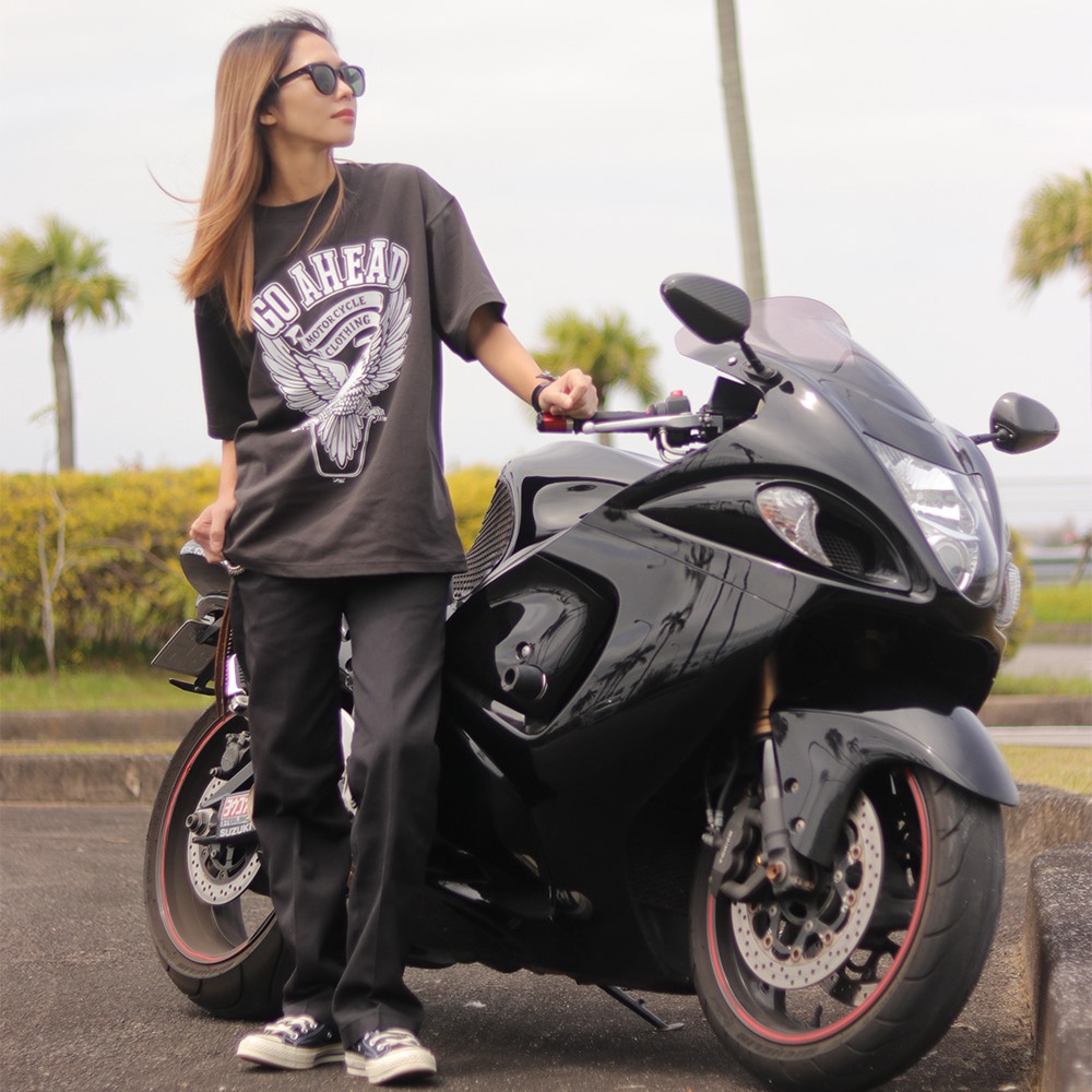 VINTAGE EAGLE BIG SILHOUETTE S/S TEE - CRACK PRINT - (新色追加)