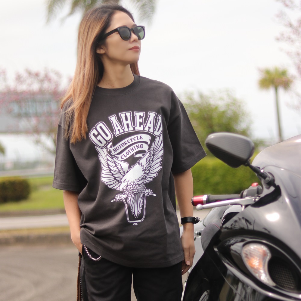 VINTAGE EAGLE BIG SILHOUETTE S/S TEE - CRACK PRINT - (新色追加)