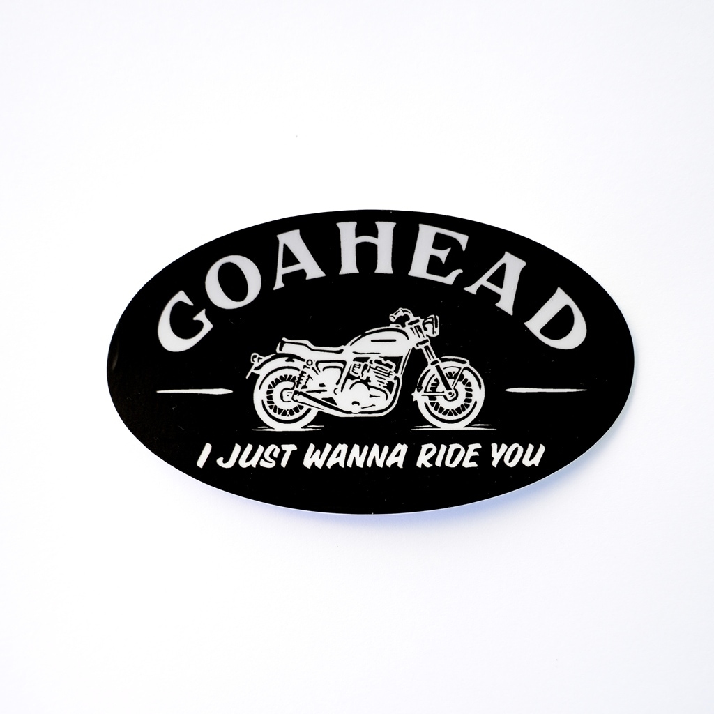 GO AHEAD STICKER SET