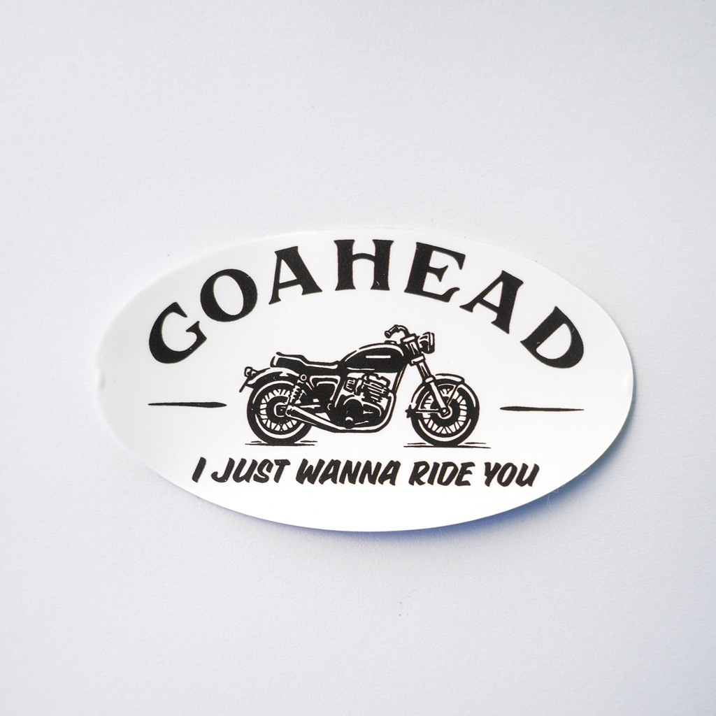 GO AHEAD STICKER SET