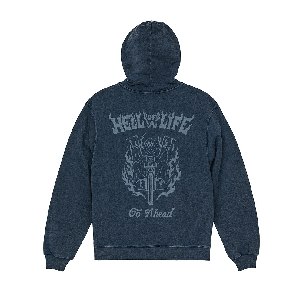 HELL OF A LIFE FADE ZIP HOODIE