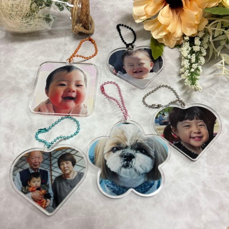 アクリルキーホルダー：ストラップ（ボールチェーン）