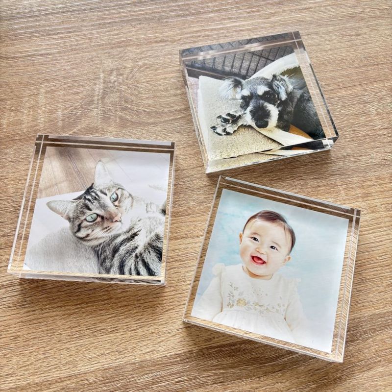 クリアアクリルブロック