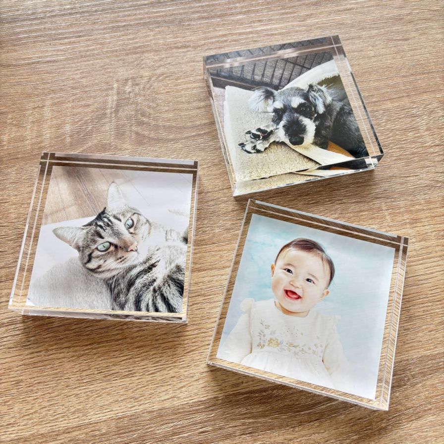 クリアアクリルブロック