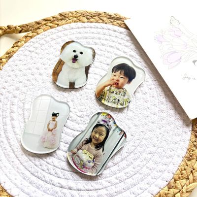 アクリルマグネット（ウェーブB型）