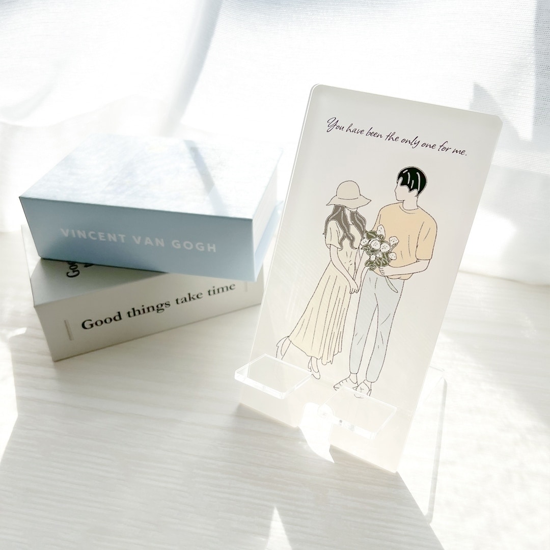 アクリルスマホスタンド