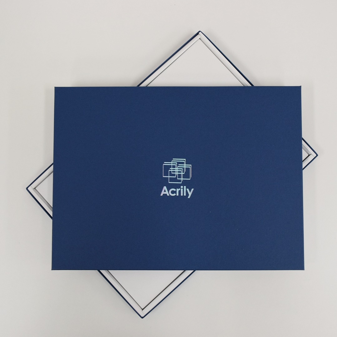 Lサイズ（よこ型）贈答用箱ネイビー