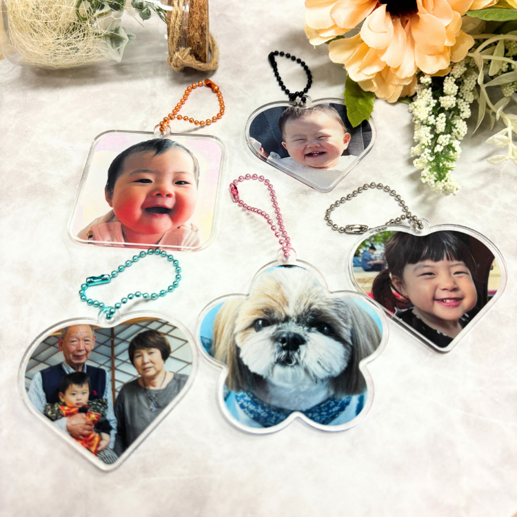 アクリルキーホルダー：ストラップ（ボールチェーン）