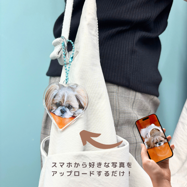 アクリルキーホルダー：ストラップ（ボールチェーン）