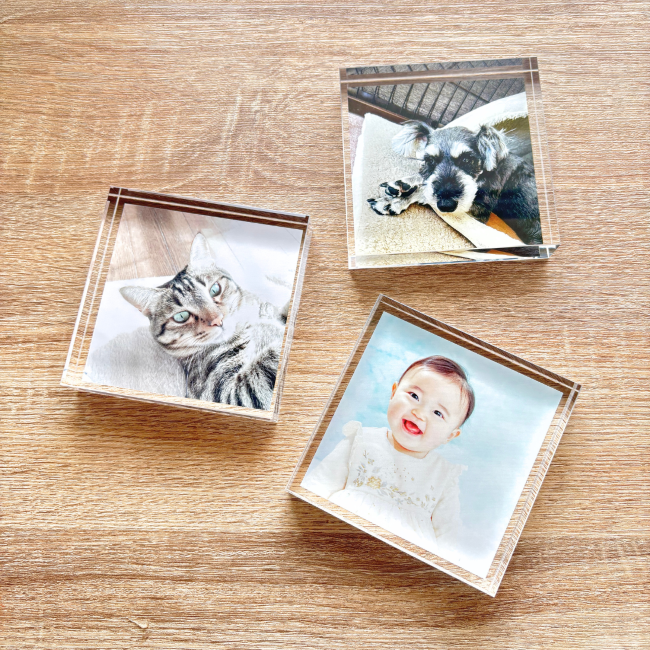 クリアアクリルブロック