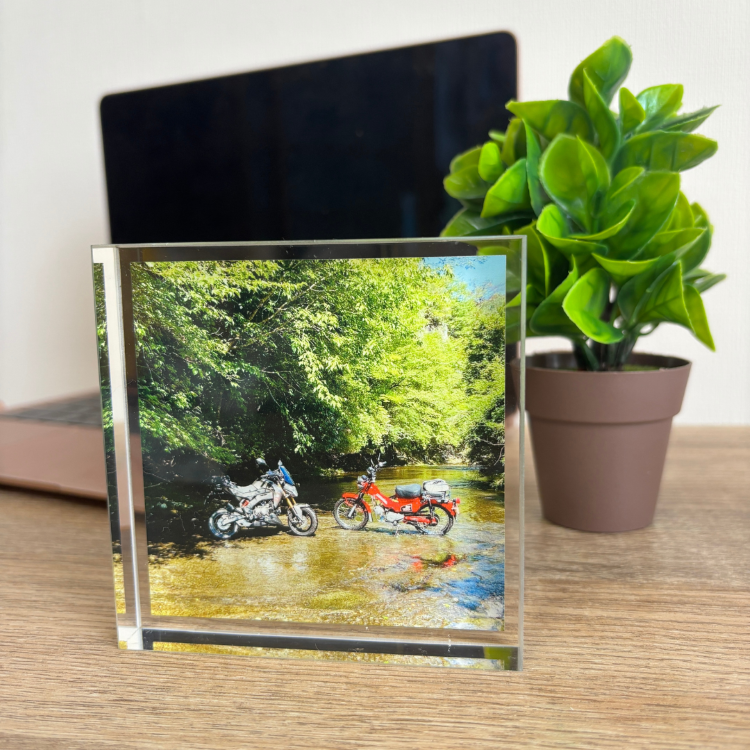 クリアアクリルブロック 【公式】アクリルフォトパネル Acrily