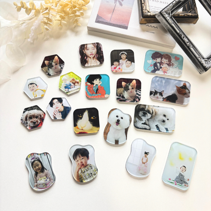 アクリルマグネット（ハニカム型）