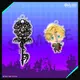 『Obey Me!』「嘆きの館」鍵モチーフ2連アクリルキーホルダー / Obey Me! House of Lamentation Key & Character Keychain
