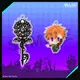 『Obey Me!』「嘆きの館」鍵モチーフ2連アクリルキーホルダー / Obey Me! House of Lamentation Key & Character Keychain