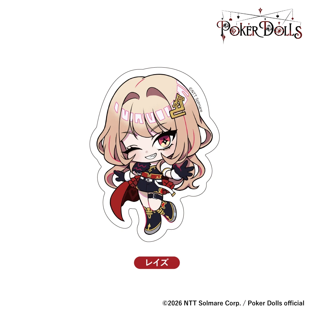 Poker Dolls ミニステッカー