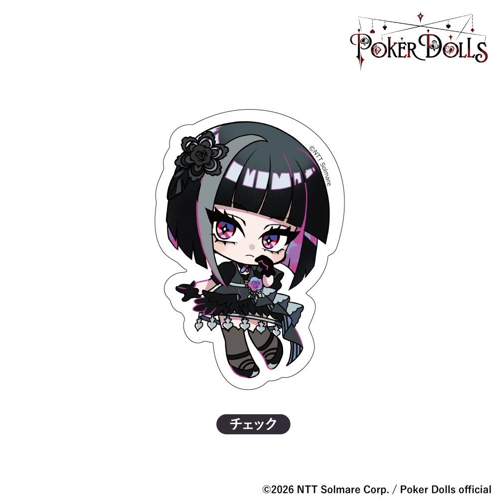 Poker Dolls ミニステッカー