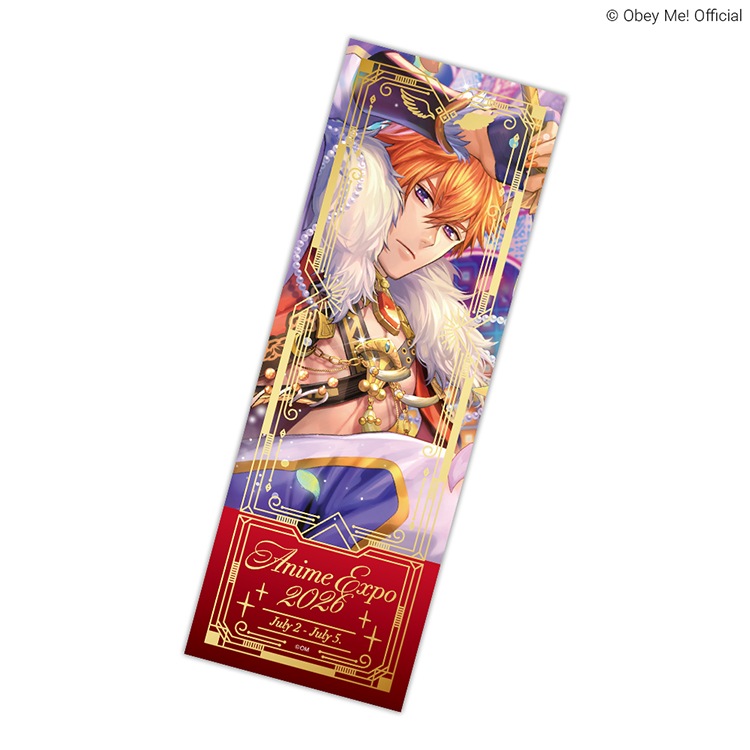 『Obey Me!』Anime Expo2026 チケット風カード / Obey Me! AX Ticket-Style Cards Lucifer