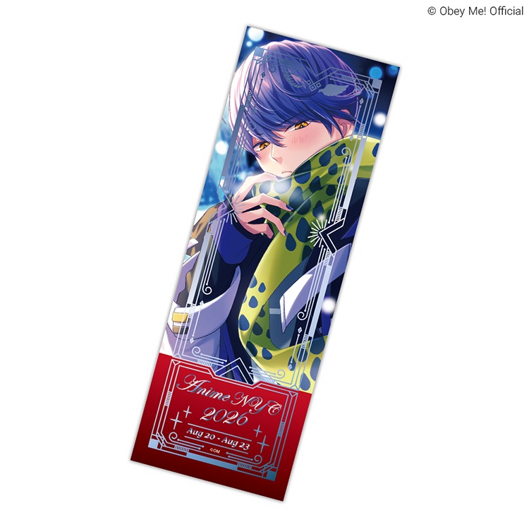 『Obey Me!』Anime NYC チケット風カード / Obey Me! Anime NYC Ticket-Style Cards