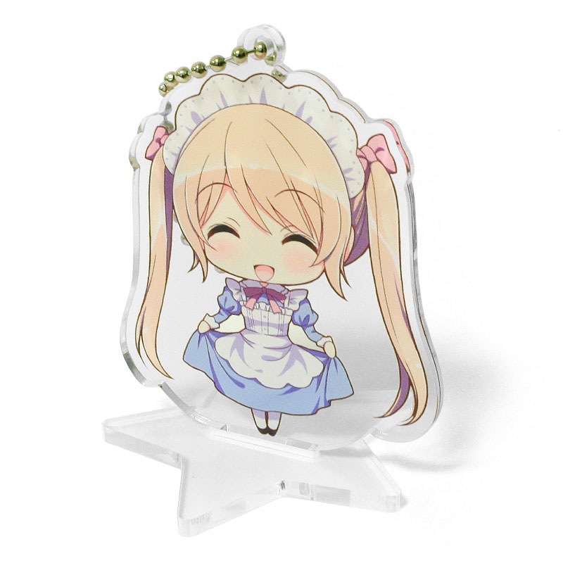 台座付きアクリルキーホルダー（台座印刷なし）