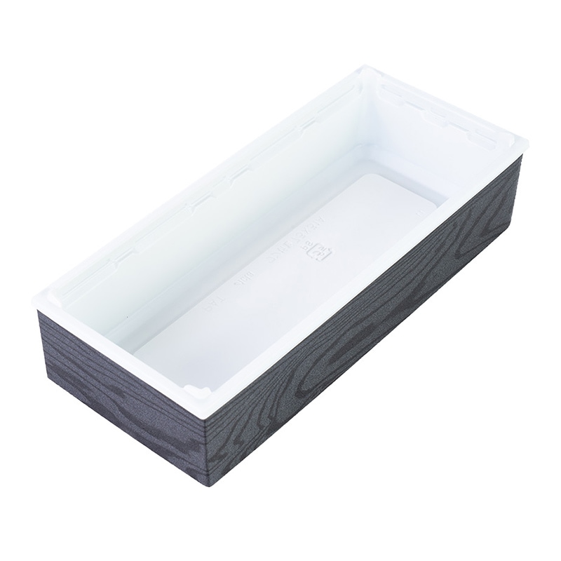 アクタ ワン折重73×31 黒焼杉縁 Aクリーム底 50枚組