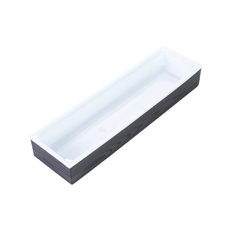 【1個売り】アクタ ワン折重113×32 黒焼杉縁 Aホワイト底