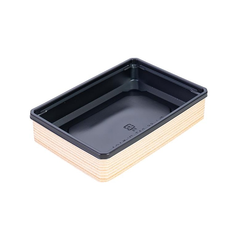 アクタ ワン折１合 杉縁 A黒底 50枚組 透明蓋高さ2種