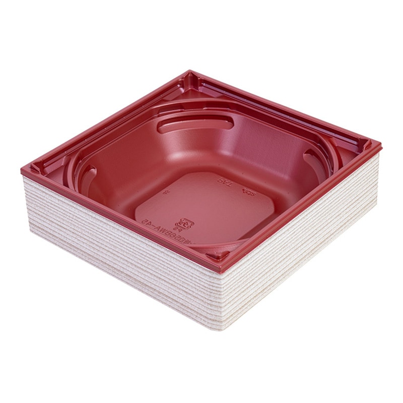 アクタ ワン折重56 白杉縁 BWA赤底 50枚組 透明蓋付き