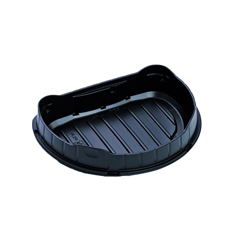 アクタ 半月150中皿 黒 50枚組