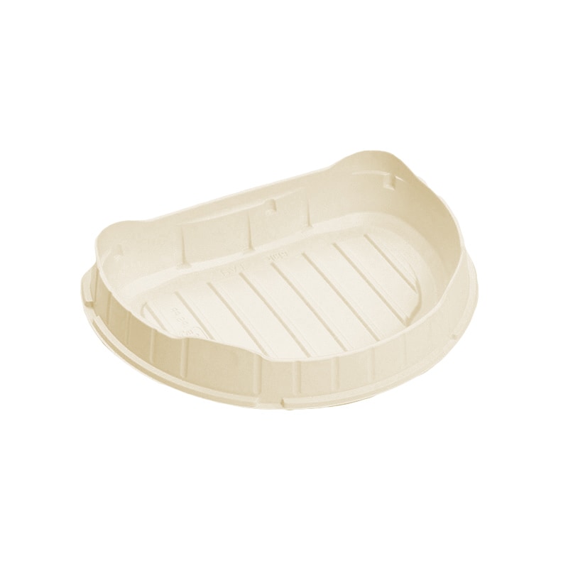 アクタ 半月150中皿 クリーム 50枚組