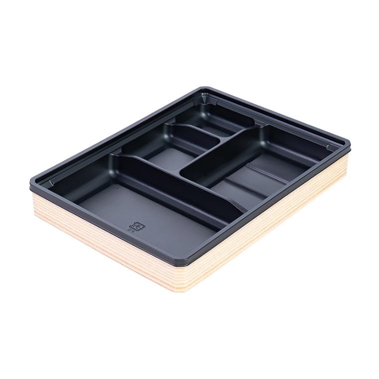 アクタ ワン折73×55 杉縁 B黒底 50枚組 選べる透明蓋2種