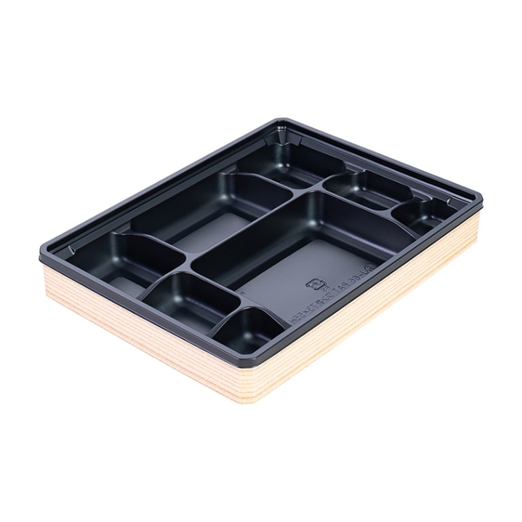 アクタ ワン折73×55 杉縁 H黒底 50枚組 選べる透明蓋2種