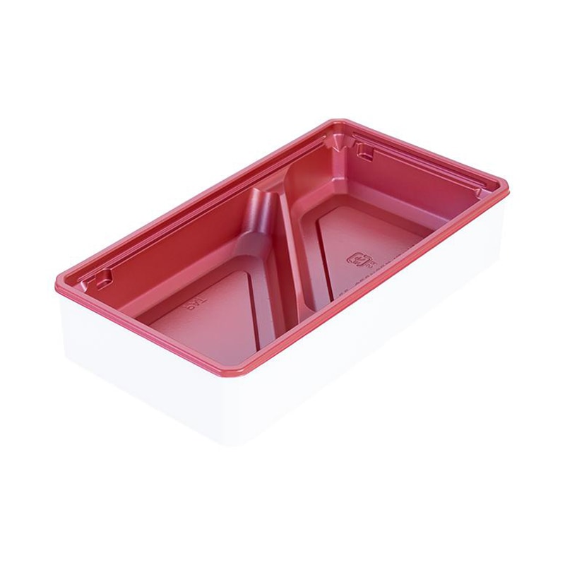 アクタ ワン折70×37 白エンボス縁 S-33 赤底 50枚組 選べる蓋3種