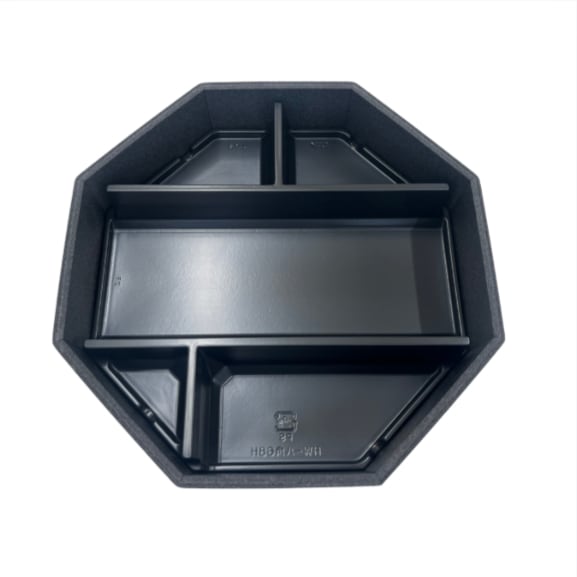 アクタ HW-八角68H 黒焼杉縁 H黒底 15枚組