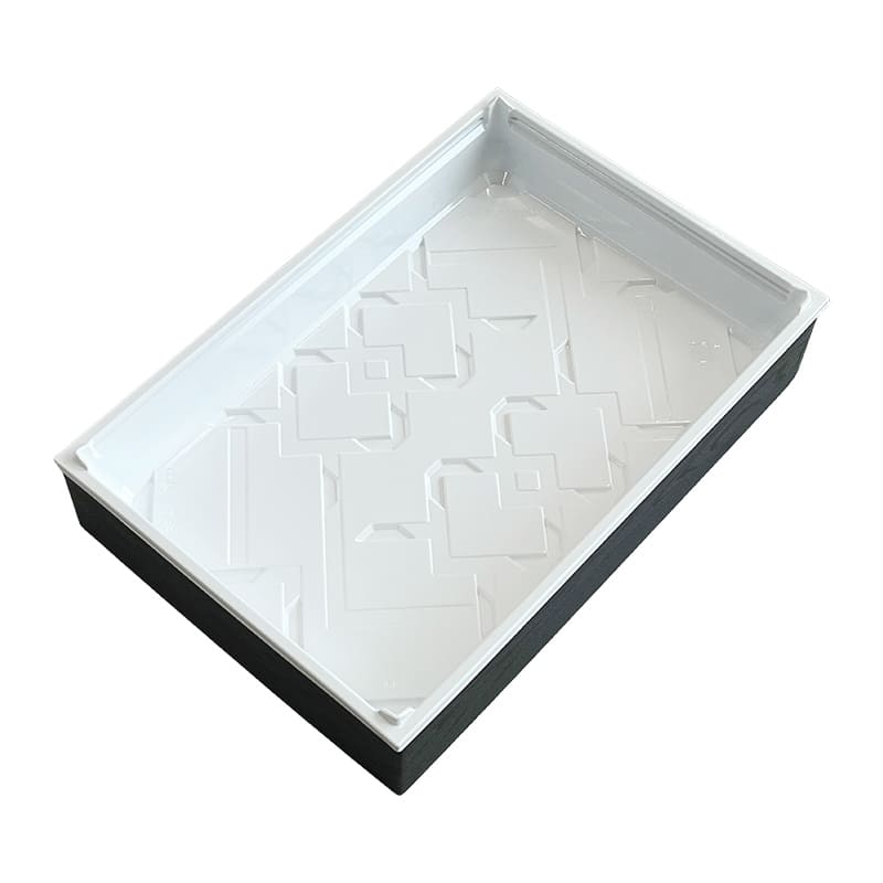 アクタ ワン折重90×60 黒焼杉縁 Aホワイト底 100枚組