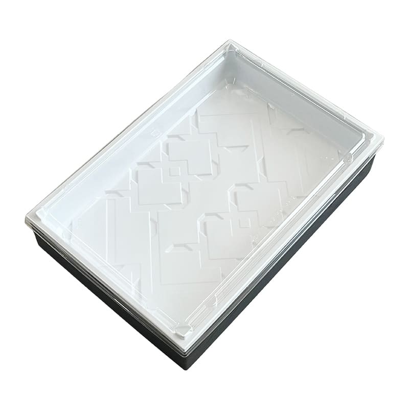 アクタ ワン折重90×60 黒焼杉縁 Aホワイト底 100枚組