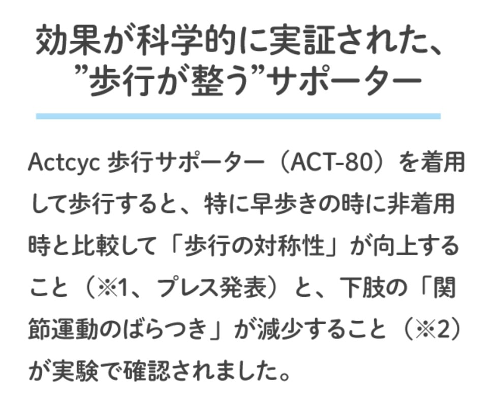 Actcty Walk 歩行サポーター