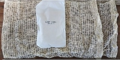 ボディタオル　綿（生成り）　1,000個　 