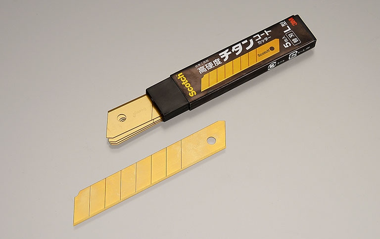チタンコートカッター替刃　5枚入|工具・用品|塗装