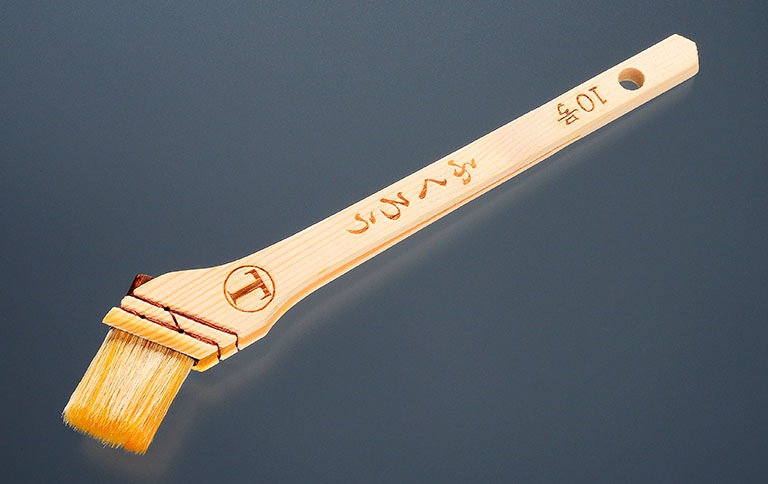 ふくろう　隅切用　筋違　白毛|ハケ|塗装