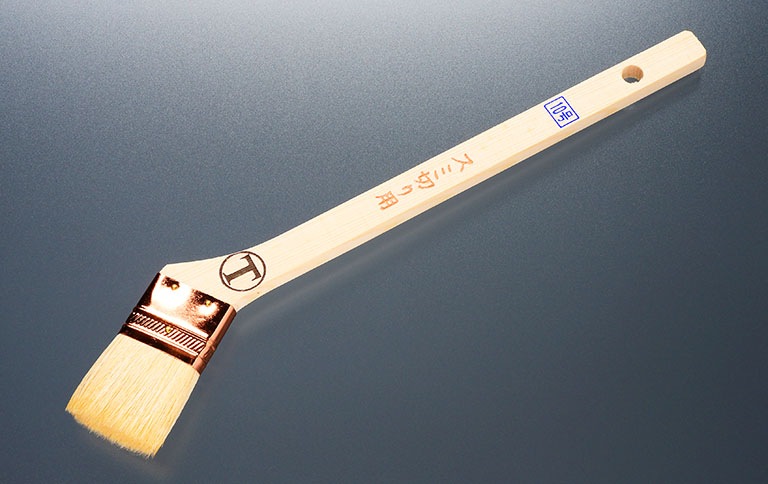 隅切用　銅巻　筋違　白毛|ハケ|塗装