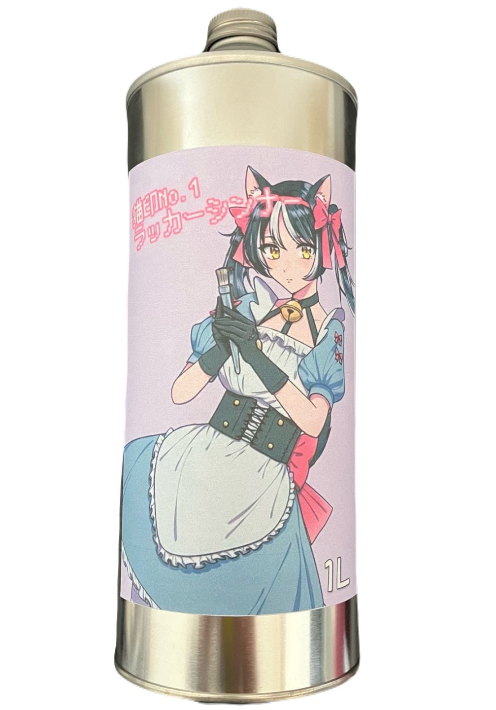 猫印シンナー 「No.1 ラッカーシンナー」徳利缶 丸缶 1L