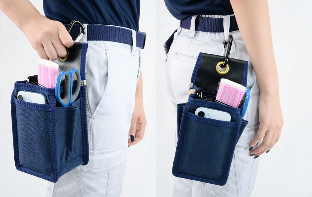 大塚刷毛 マルテー強靭腰袋ハーフ